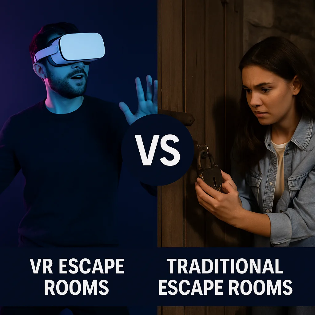 VR Escape Rooms vs Traditional Escape Rooms
