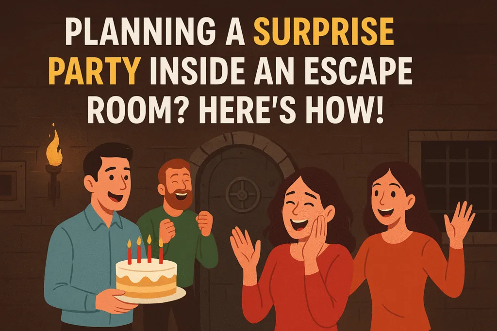 Planning a Surprise Party Inside an Escape Room? Here’s How